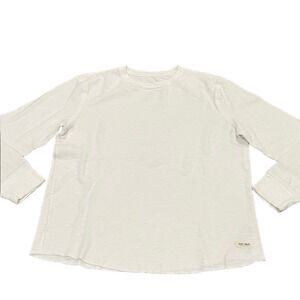 GAP Kids White knit Long Sleeve Shirt regular